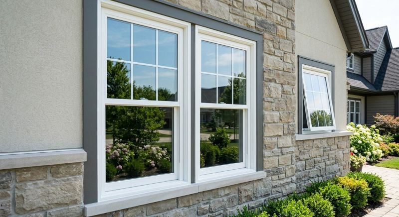 Vinyl Windows Installation project example